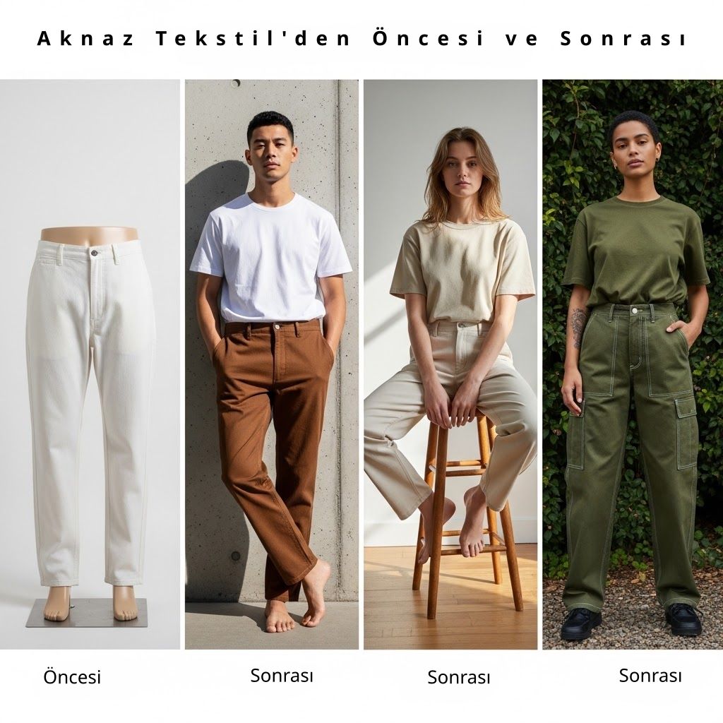 Parça Boyama Öncesi Sonrası